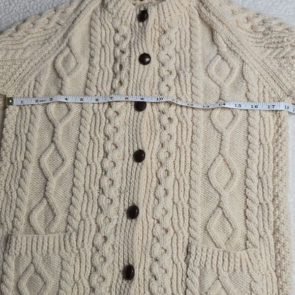 919 Blarney Woollen Mills Supersoft Merino Wool Aran Lumber Small - Picture 9 of 11